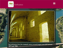 Tablet Screenshot of fortifications.tourisme-langres.com